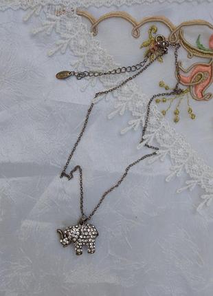 Цепочка с подвеской слоник
