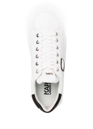 Белые кроссовки кеды karl lagerfeld 36, 37, 38, 39, 40 размера оригинал4 фото