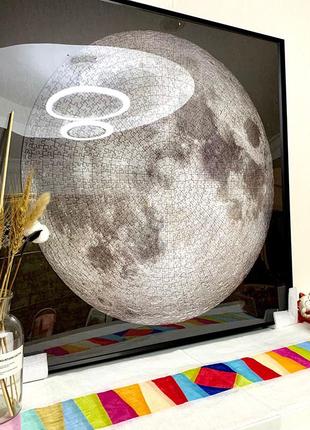 Пазлы круглые луна 1000 элементов3 фото