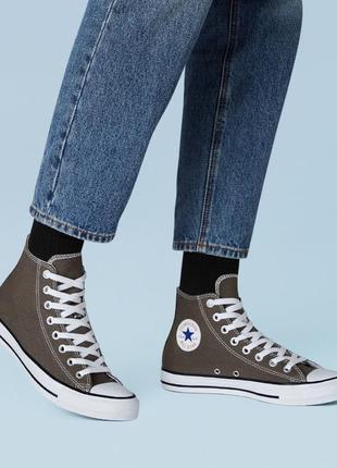 Кеды converse chuck taylor all star seasnl hi charcoal 1j793c2 фото