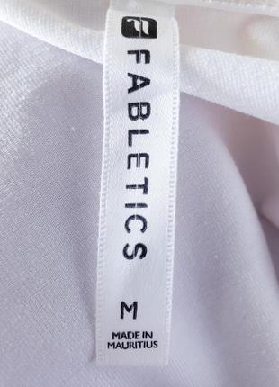 Тенселевая лиоцелловая стречевая белоснежная  футболка fabletics2 фото