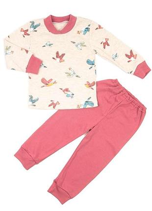 Красивая пижама для девочек, ласточки/птички