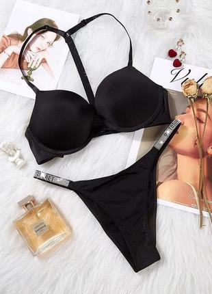 Комплект белья victoria secret со стразами