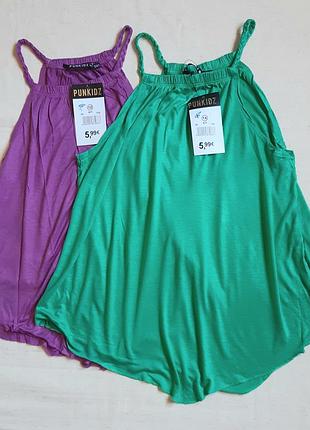 Нарядная майка разлетайка уголок punkidz франция на 12 и 14 лет (152-164см)