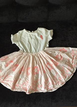Платье пышное хлопок 2 года