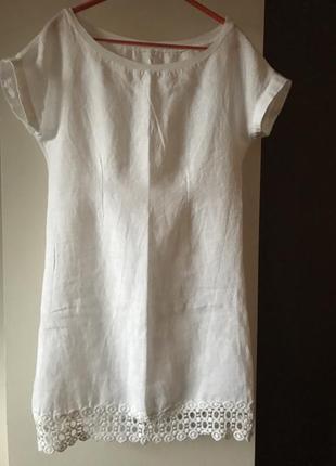 Платье лён италия