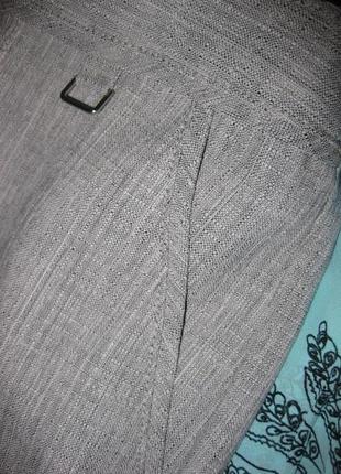 Классические удобные офисные брюки штаны серые, marks & spencer, 10uk/38eurо, км0943 мом с карманами4 фото