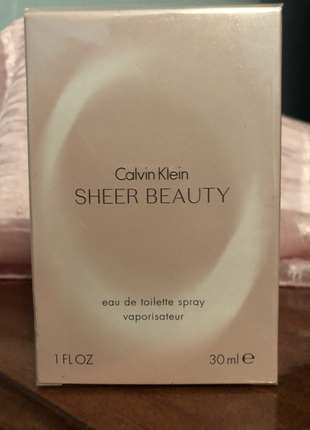 Брендова т. вода sheer beauty. calvin klein