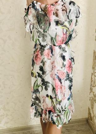 Яркое воздушное нежное модное романтическое платье платьице супер суперское шикарное9 фото
