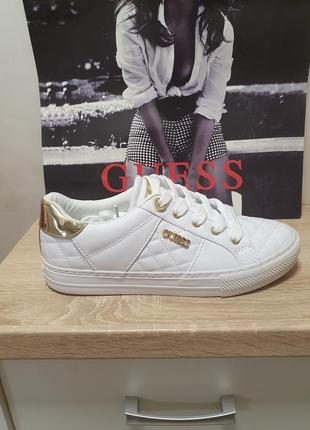 Белые кеды guess loven 37, 37.5 и 38-38.5 размера4 фото