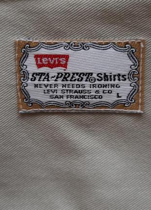 Винтажная рубашка с коротким рукавом levi's | levis sta-prest vintage3 фото