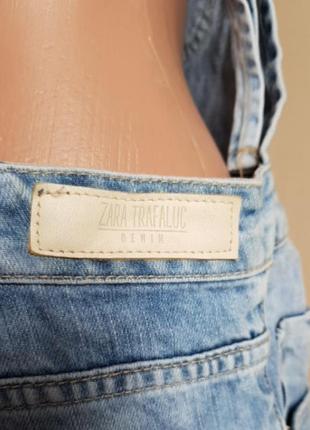 Комбинезон  zara  джинсовый  светлый6 фото