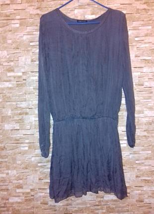 Платье с шелка