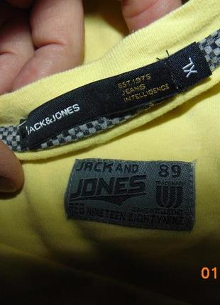 Катоновая стильная футболка бренд jack&jones.л .6 фото