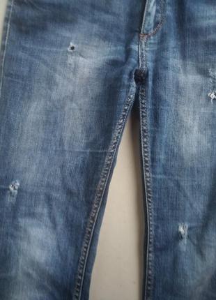 Прямые стрейчевые джинсы люкс бренда2 фото