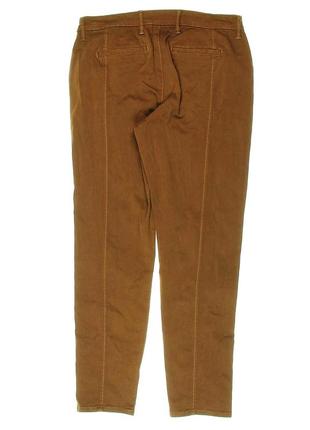 Джинсы брюки 29w "mid-rise" красивого коричневого цвета 46 р7 фото
