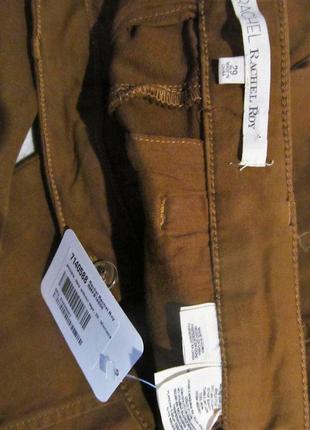 Джинсы брюки 29w "mid-rise" красивого коричневого цвета 46 р5 фото