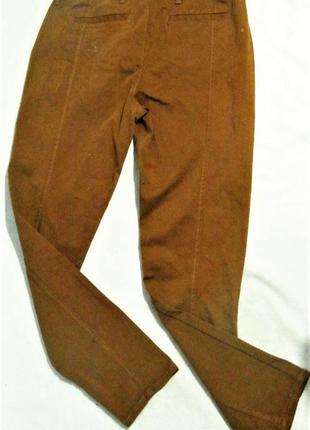 Джинсы брюки 29w "mid-rise" красивого коричневого цвета 46 р9 фото
