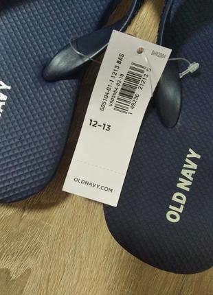 В'єтнамки шльопанці на хлопчика old navy, розмір 12-132 фото