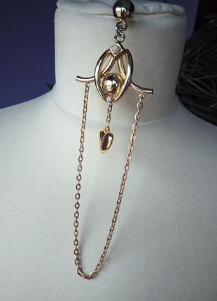 Моносерьга- шикарный винтаж хендмейд