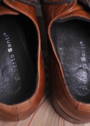 Кожаные туфли "roberto santi"4 фото