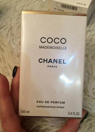 Chanel coco mademoiselle partum 100ml оригінал парфюмирована вода духи шанель коко мадемуазель парфуми