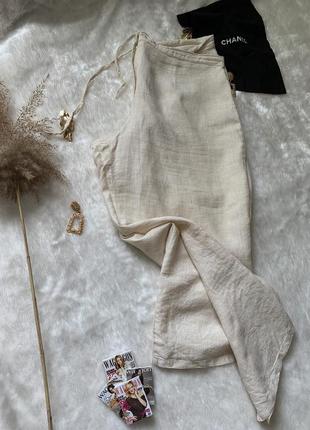 Льняные брюки / бриджи