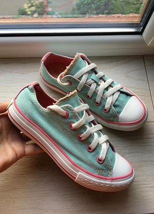 Кеди converse , кеді для дівчинки 30р / 20см