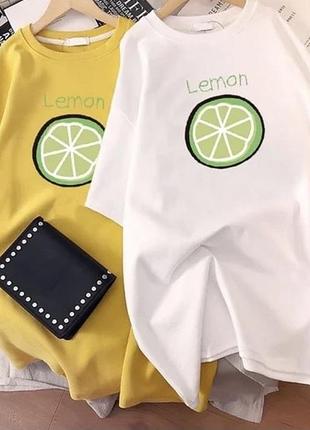 Летнее платье-футболка