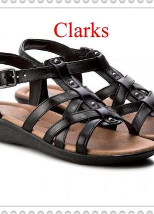 Р.35.5, 37, 37.5, 38, 38.5.39 clarks  женские кожаные босоножки  оригинал2 фото