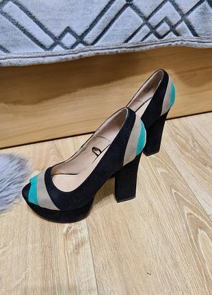 Туфлі еко-замша 38 розмір
