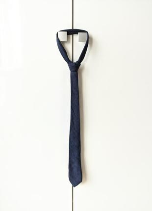 Мужской синий голубой универсальный базовый кежуал широкий галстук zara2 фото