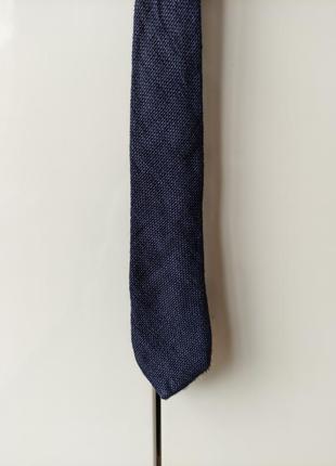 Мужской синий голубой универсальный базовый кежуал широкий галстук zara1 фото