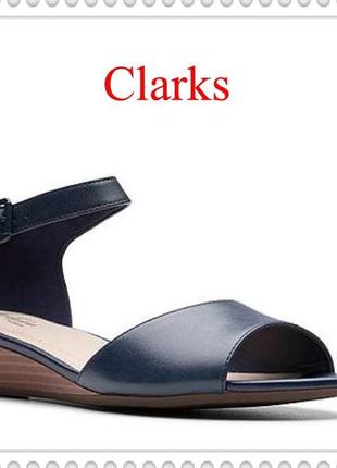 Р.37 clarks  женские кожаные босоножки  оригинал