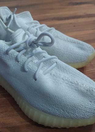 Кросiвки adidas оригінал yeezy boost 350 ver.2 triple white primeknite