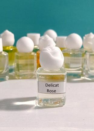 Масляные духи delicate rose, парфюмерный концентрат