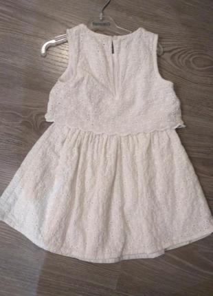Повітряне бавовняне плаття на дівчинку y.d. розмір 2-3 роки