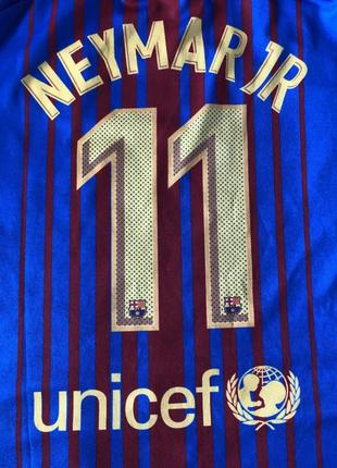 Ігрова футболка nike fc barcelona" 11 neymar jr. 2017 року9 фото