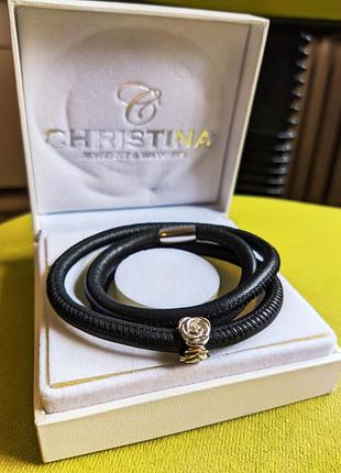 Шкіряний браслет christina