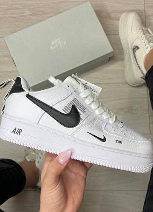 Летние кроссовки женские nike air force 1 utility white