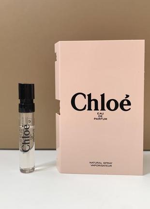 Chloe eau de parfum chloé пробник
