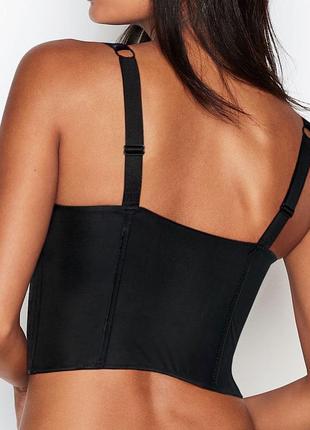 Топ бюстьє бра ліф бюст зі стразами з лого victoria's secret виктория сикрет3 фото