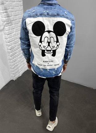 Рубашка джинсовая