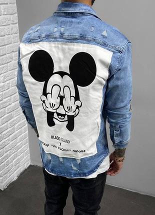 Рубашка джинсовая