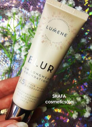 Стійка тональна основа lumene blur longwear foundation spf15 - 0.5 fair nude3 фото