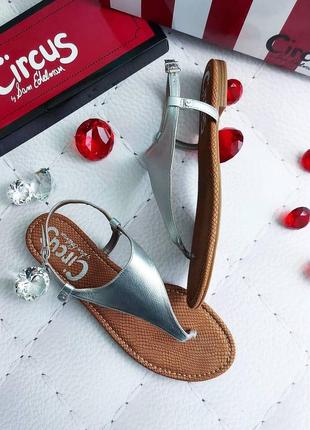 Sam edelman оригинал серебристые сандалии