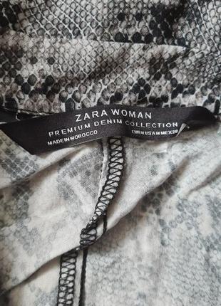 Платье zara с принтом питон10 фото