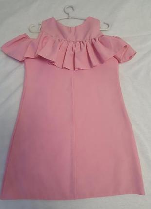 Летнее платье нежно розового цвета в размере s /4410 фото