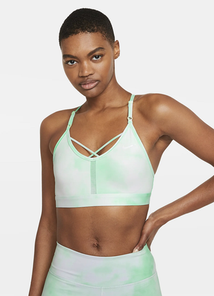 Топ женский nike dri-fit indy icon clash light-support padded strappy sports bra cz7648-342