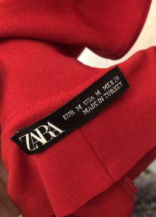 Красное макси платье zara с открытой спиной5 фото